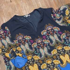 Valerie Stevens Navy Blouse